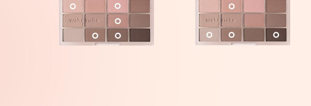 [最新#30 Classy Nude系列色入！] 🏆2年銷量No.1! 韓國 WakeMake Soft Blurring Eye Palette 16色眼影盤 (#01-30) - 多款色調選擇