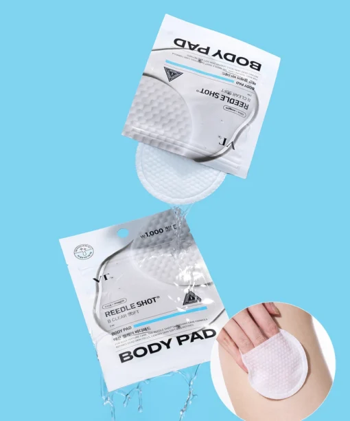 去背部暗粒 韓國Daiso X VT Riddle Shot Be Clear Soft Body Pad 身體護理微針去角質暗粒棉片手套 - 一包2片裝