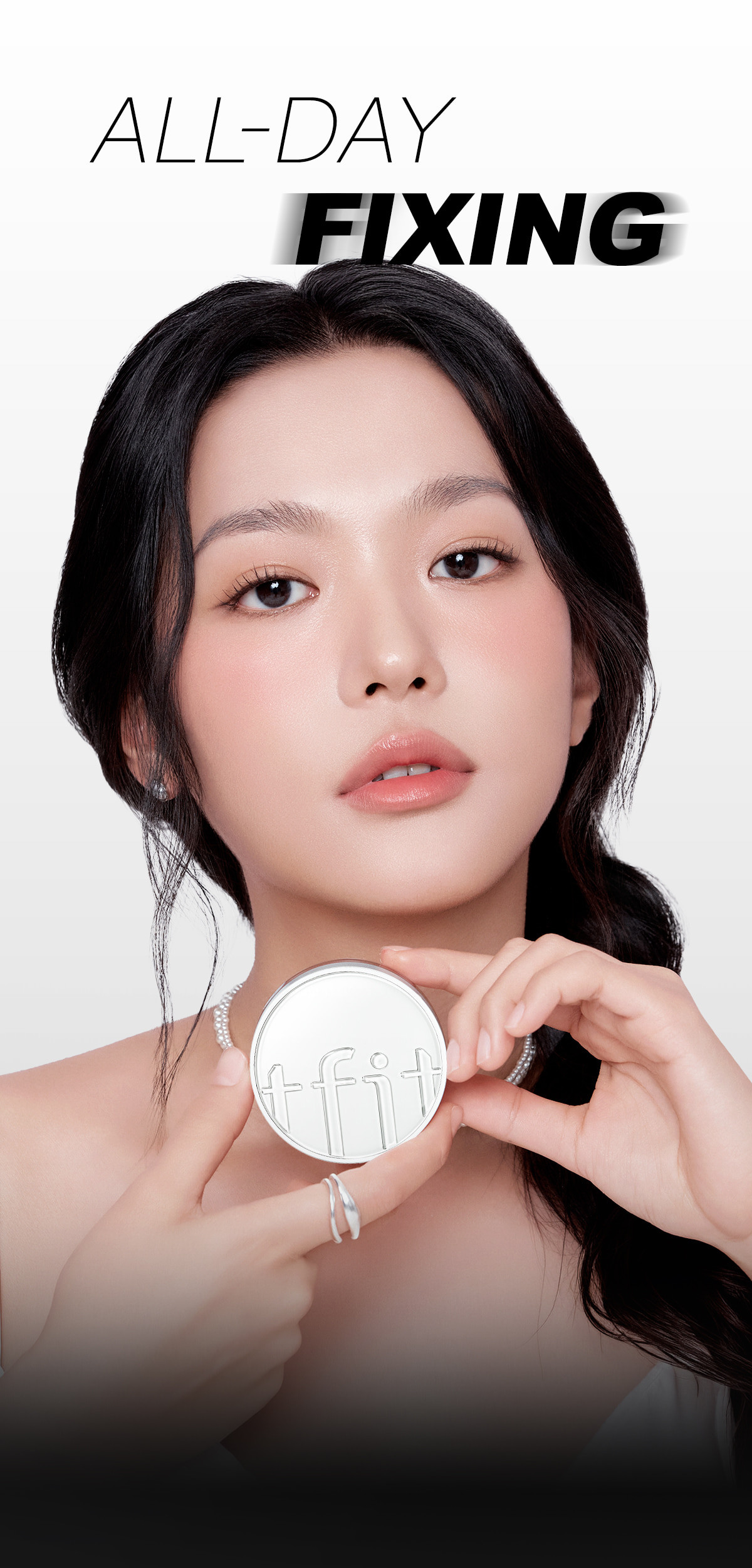 韓國 TFIT Translucent Set Finish Powder 清爽控油柔焦校正透肌定妝蜜粉內附粉撲 - 5色選擇