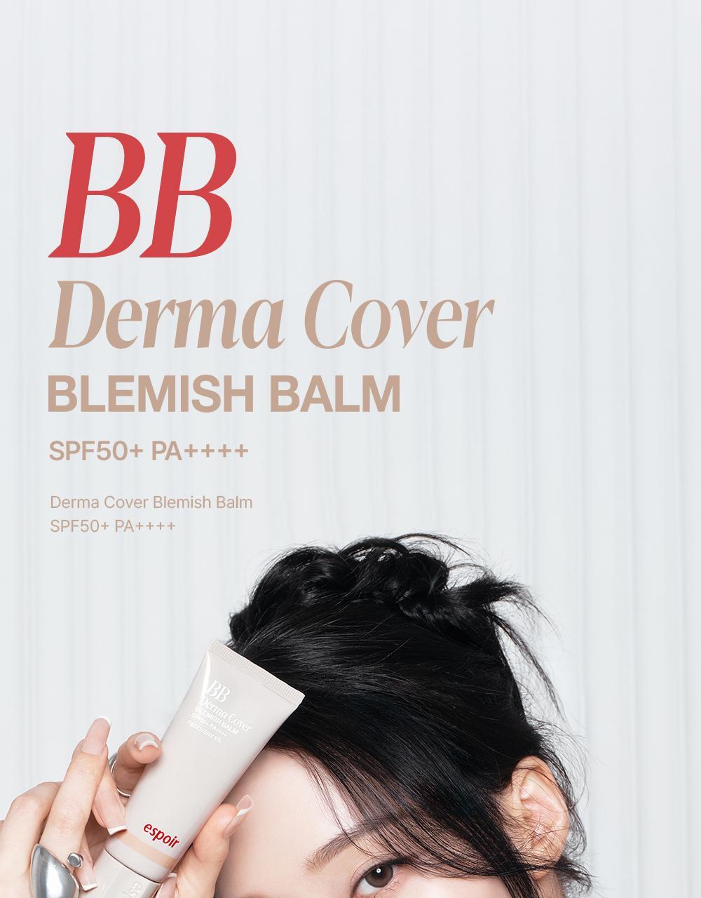 化解🏆 韓國espoir Derma Cover Blemish Balm 專業級修護 X 防UV X 遮瑕 BB霜(#01-03) SPF50+ PA++++ - 3色選擇