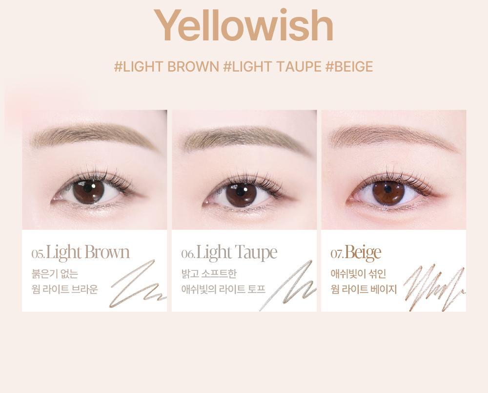 ⭐新色入!NCT Mark同款【必入限量Set 送修眉剪刀/染眉膏】🏆GlowPick No.1~#無限回購!韓國 Espoir X Minsco The Brow Balance Pencil 自然毛流感雙頭眉筆(#01-11) - 多色選擇