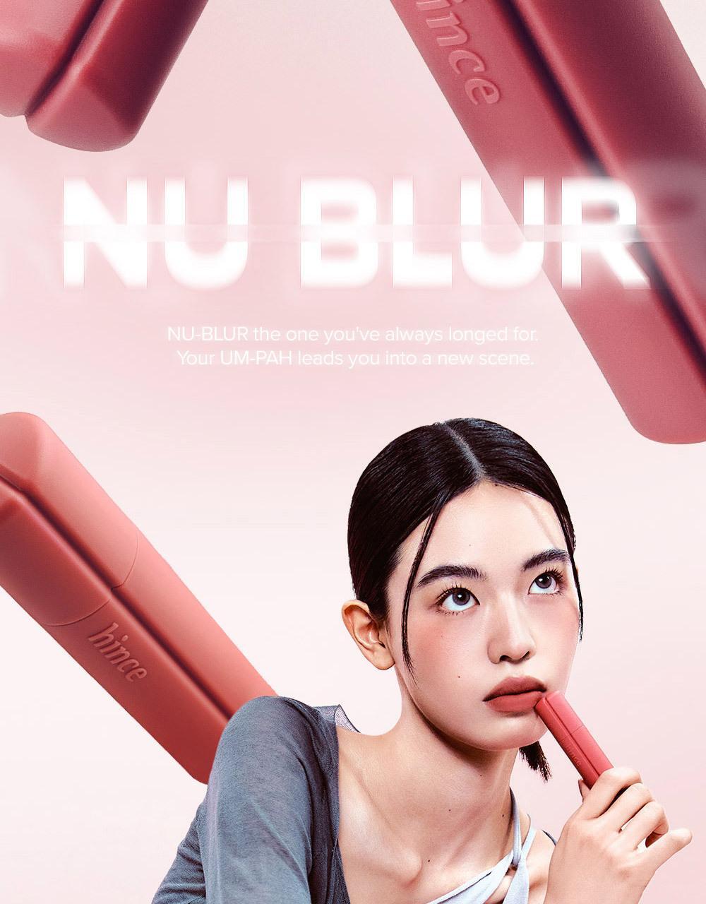 韓國小眾 GlowPick No.1🏆 hince NU BLUR TINT 裸色霧感柔焦唇釉(#01-10) - 10色選擇