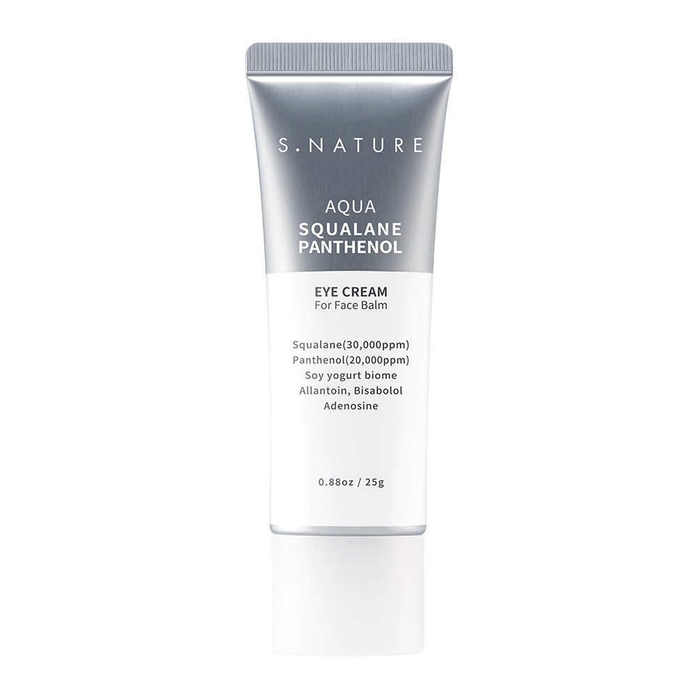 化解 No.1 眼霜🏆 韓國 S.NATURE Aqua Squalane Panthenol Eye Cream For Face Balm 角鯊烷泛醇黑豆滋潤提彈抗紋眼霜 全臉可用 - 25ml 化解 No.1 眼霜🏆 韓國 S.NATURE Aqua Squalane Panthenol Eye Cream For Face Balm 角鯊烷泛醇黑豆滋潤提彈抗紋眼霜 全臉可用 - 25ml