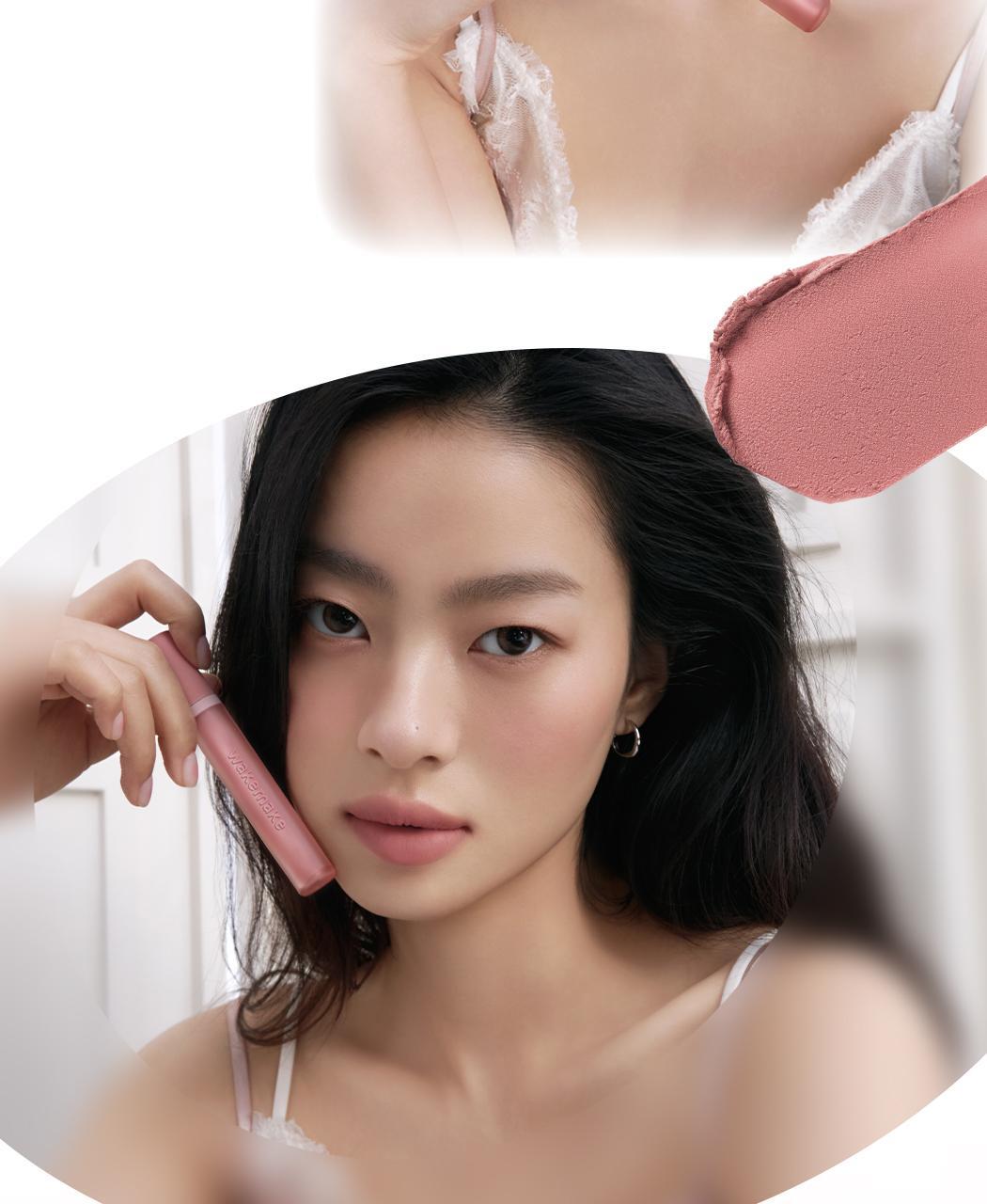 Min Kim大師共同研發~韓國 wakemake Bold Lip Blur Tint 柔和顯色像素級柔焦霧面唇釉 (#01-15) - 15色選擇