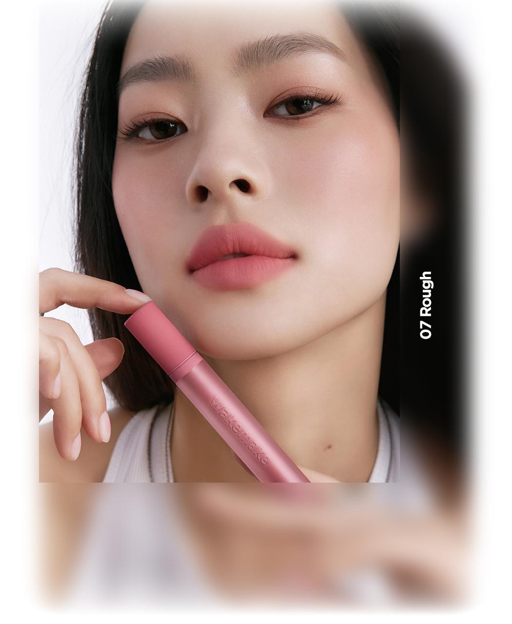 Min Kim大師共同研發~韓國 wakemake Bold Lip Blur Tint 柔和顯色像素級柔焦霧面唇釉 (#01-15) - 15色選擇