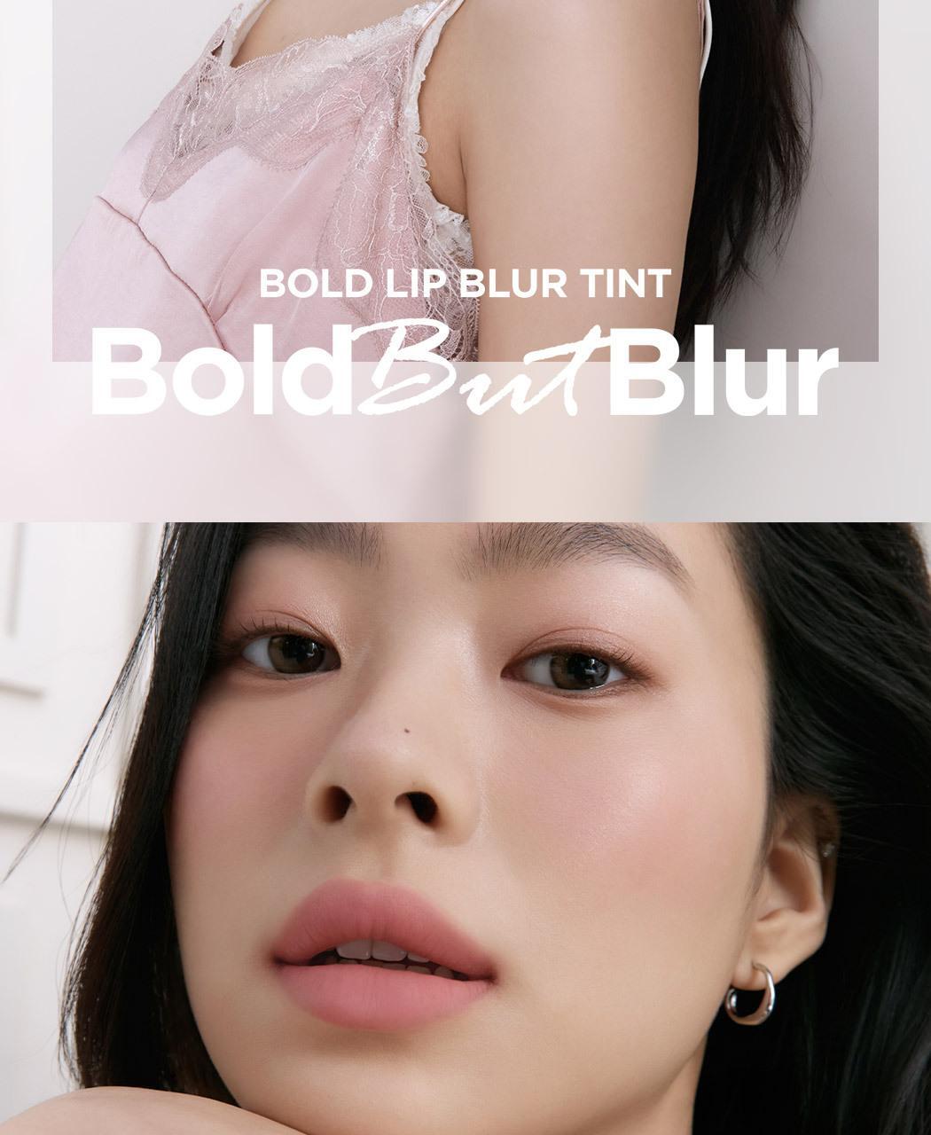 Min Kim大師共同研發~韓國 wakemake Bold Lip Blur Tint 柔和顯色像素級柔焦霧面唇釉 (#01-15) - 15色選擇