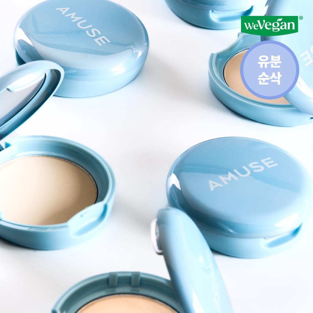 BB爽身粉控油粉餅~韓國 AMUSE Airy Pore Blur Pact 空氣柔焦毛孔修飾定妝粉餅(無色/膚色) - 4色選擇 BB爽身粉控油粉餅~韓國 AMUSE Airy Pore Blur Pact 空氣柔焦毛孔修飾定妝粉餅(無色/膚色) - 4色選擇