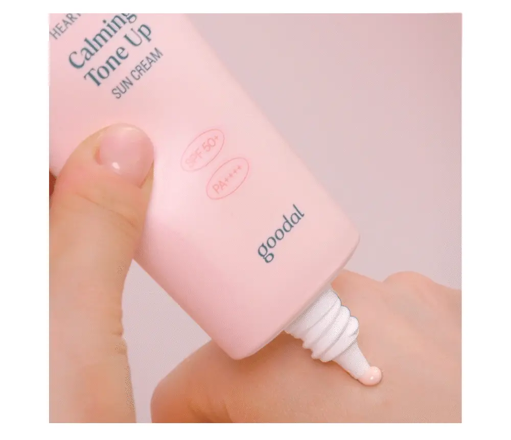 GlowPick🏆 韓國goodal Heartleaf Soothing Moisture Tone Up Sun Cream 魚腥草舒緩保濕提亮防曬霜SPF50+ PA++++ - 50ml