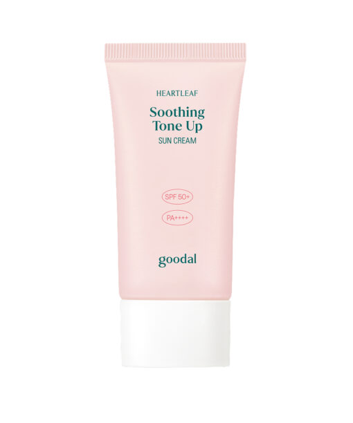 GlowPick🏆 韓國 goodal Heartleaf Soothing Moisture Tone Up Sun Cream 魚腥草舒緩保濕提亮防曬霜SPF50+ PA++++ - 50ml