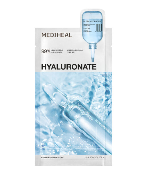 GlowPick🏆 韓國Mediheal Hyaluronate Essential Mask Ultra Hydration 99%高純度透明質酸3X深層保濕精華面膜 10片裝 - 2種選擇