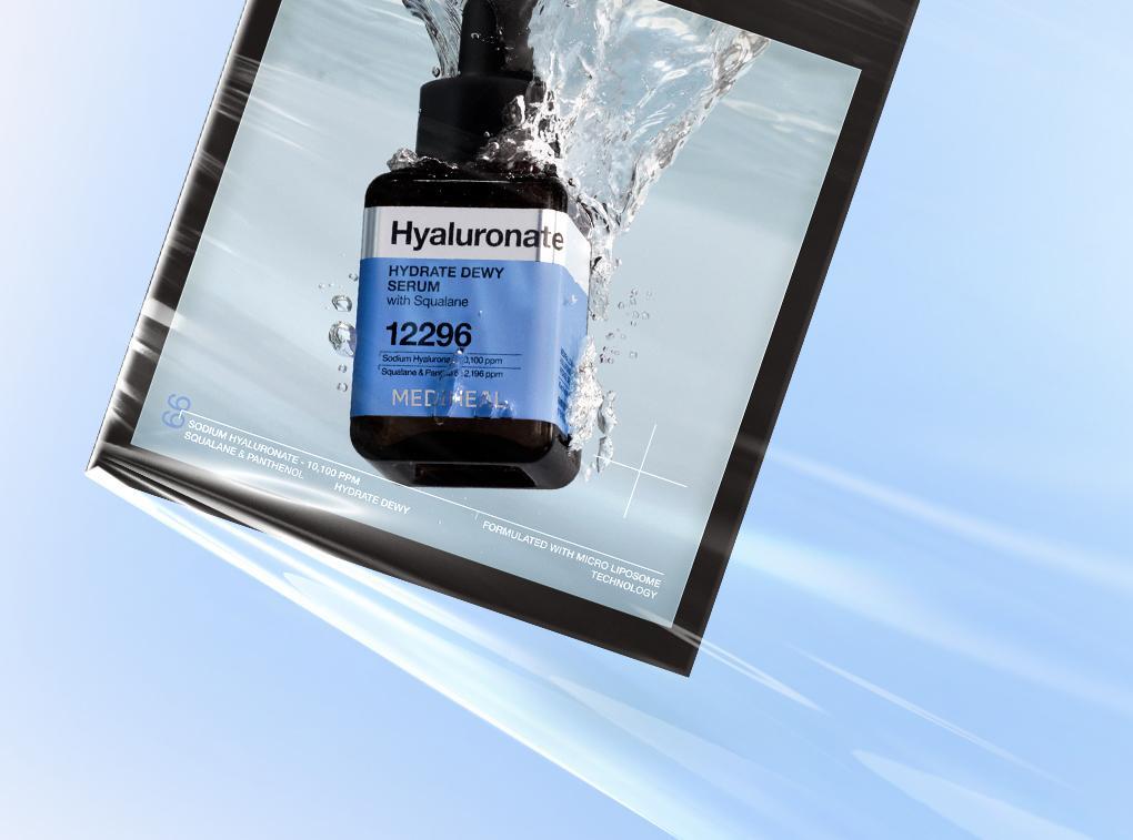 韓國 Mediheal Hyaluronate Wrapping Serum Mask Hydrate Dewy 99%透明質酸角鯊烷水潤保濕屏障包裹式精華面膜 10片裝 - 2種選擇
