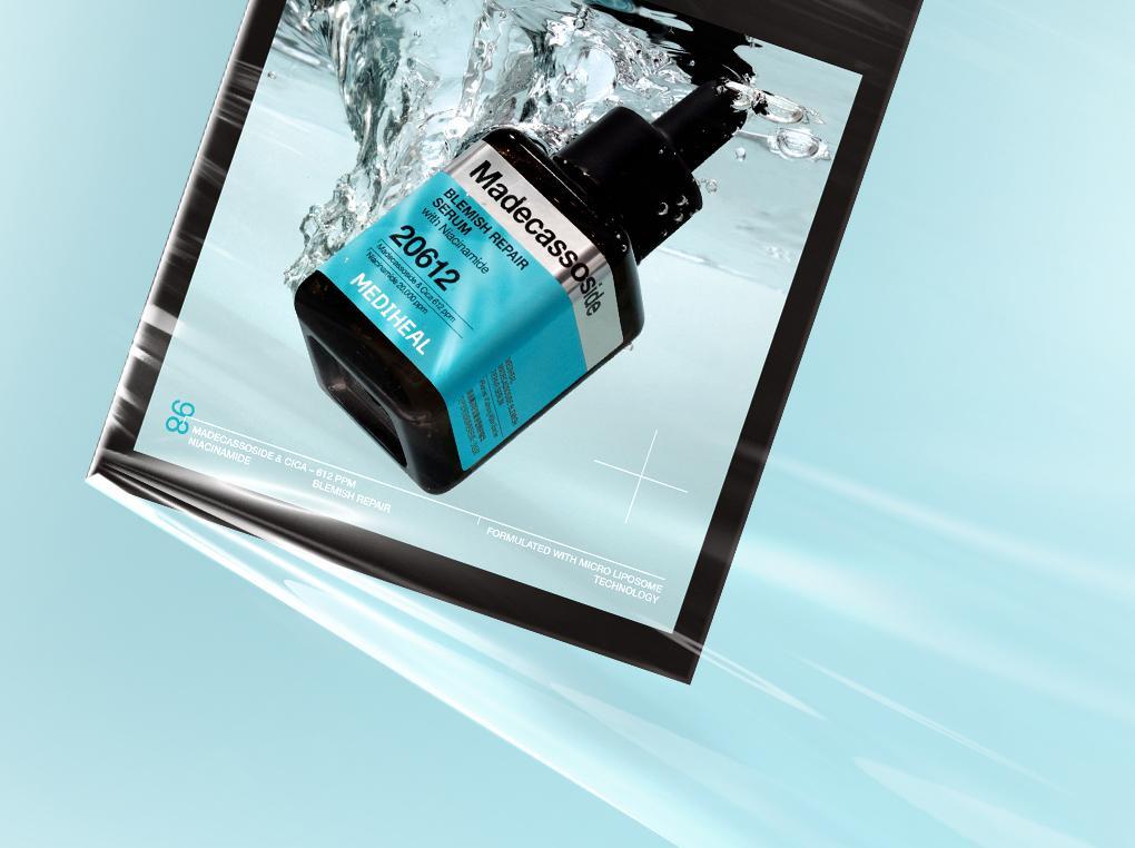 韓國Mediheal Madecassoside Wrapping Serum Mask 積雪草苷煥膚保濕淡痘印修護包裹式精華面膜 10片裝 - 2種選擇