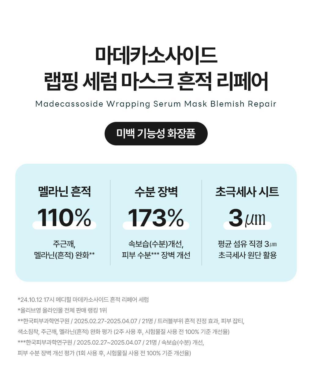 韓國Mediheal Madecassoside Wrapping Serum Mask 積雪草苷煥膚保濕淡痘印修護包裹式精華面膜 10片裝 - 2種選擇