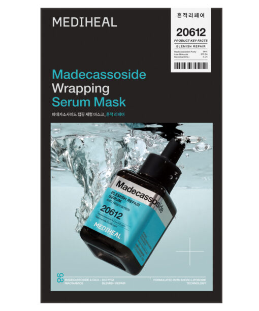 韓國 Mediheal Madecassoside Wrapping Serum Mask 積雪草苷煥膚保濕淡痘印修護包裹式精華面膜 10片裝 - 2種選擇