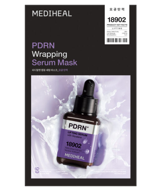 韓國 Mediheal PDRN Wrapping Serum Mask Lifting 99%純PDRN緊緻毛孔提拉包裹式精華面膜 10片裝 - 2種選擇