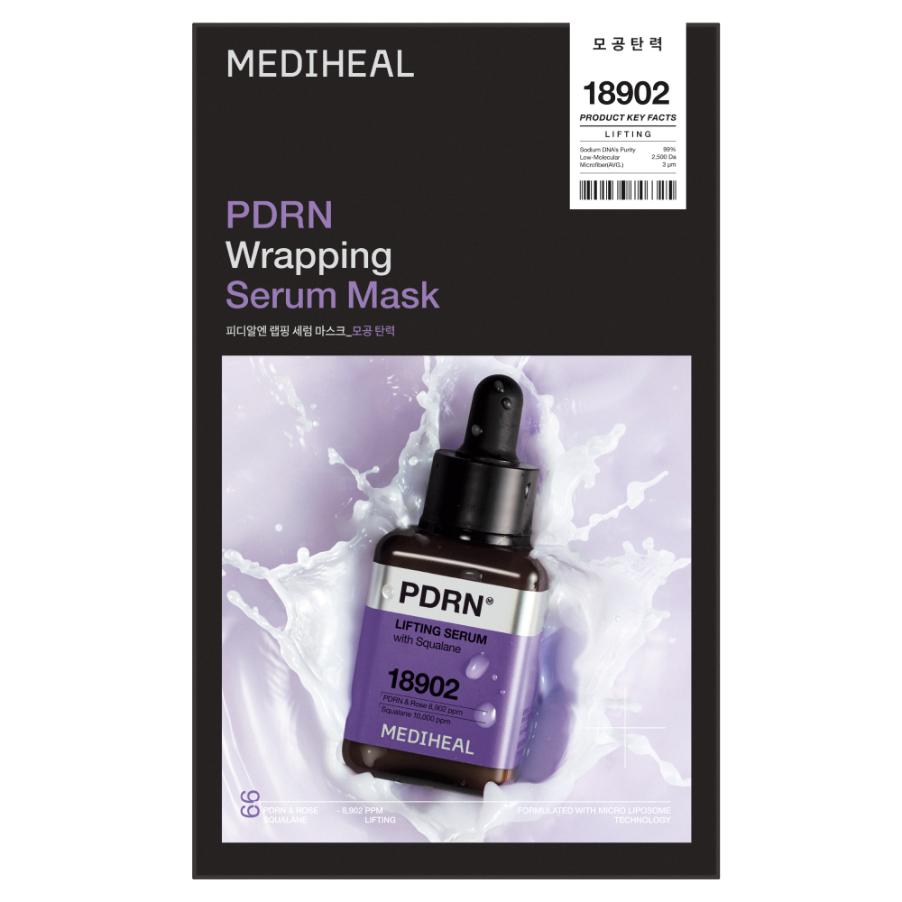 韓國 Mediheal PDRN Wrapping Serum Mask Lifting 99%純PDRN緊緻毛孔提拉包裹式精華面膜 10片裝 - 2種選擇 韓國 Mediheal PDRN Wrapping Serum Mask Lifting 99%純PDRN緊緻毛孔提拉包裹式精華面膜 10片裝 - 2種選擇