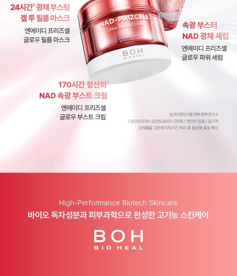 KO眼周暗沉細紋【1+1 優惠裝】韓國 BioHeal BOH NAD Prizcell Retinal Eye Cream Double Pack 專利 99%高純度 NAD X A醛 逆齡重煥眼周活力修護眼霜 - 25ml x 2