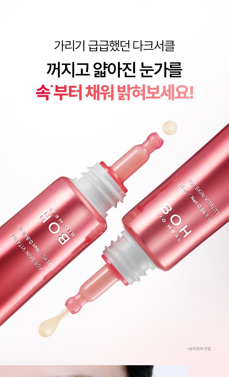 KO眼周暗沉細紋【1+1 優惠裝】韓國 BioHeal BOH NAD Prizcell Retinal Eye Cream Double Pack 專利 99%高純度 NAD X A醛 逆齡重煥眼周活力修護眼霜 - 25ml x 2