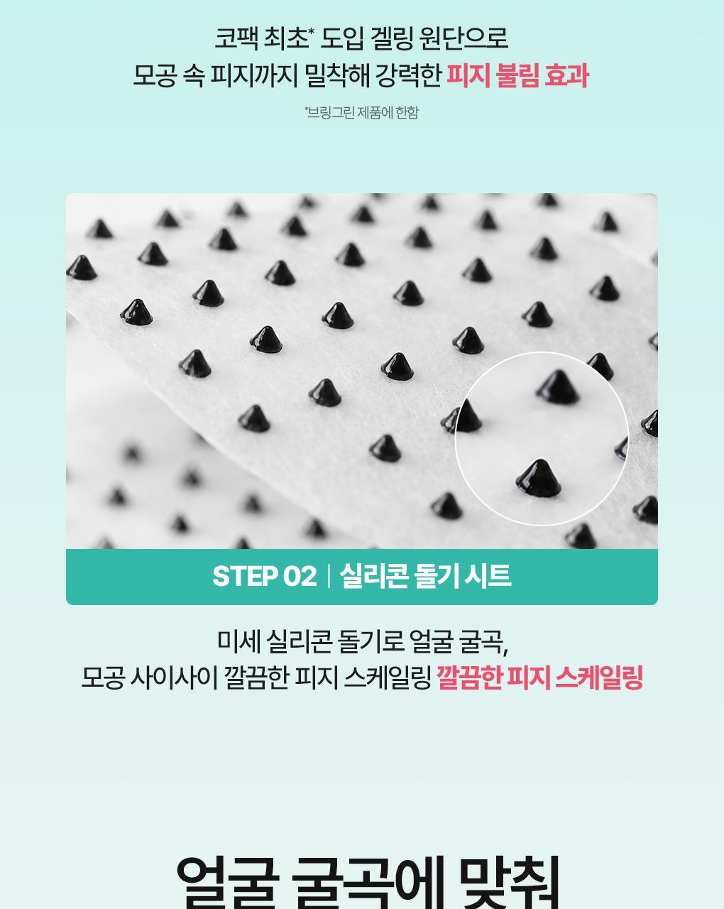 【全新雙頭鼻頭貼】 一片搞掂~韓國 Bring Green Tea Tree Cica One Step Scaling Nose Strip 茶樹積雪草一片告別草莓鼻清黑頭鼻貼 - 一盒10片裝