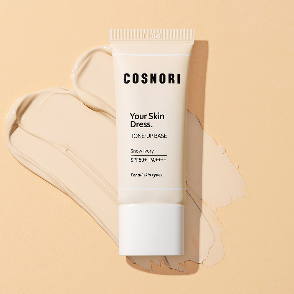 【3合1 防曬 修正膚色 提亮妝前】韓國COSNORI Whitening Dress Tone Up Cream 提亮妝前底霜(Snow Ivory / Ice Blue) SPF50+PA++++ - 2色選擇 【3合1 防曬 修正膚色 提亮妝前】韓國COSNORI Whitening Dress Tone Up Cream 提亮妝前底霜(Snow Ivory / Ice Blue) SPF50+PA++++ - 2色選擇