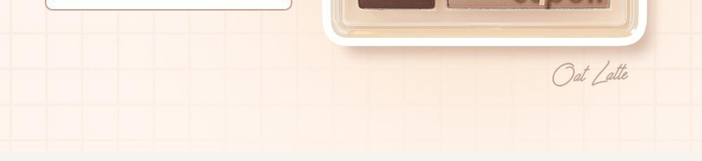 韓國 espoir☕ 經典燕麥Latte系列回歸~espoir Easy Wear Eye Palette 日常實用7色眼影X胭脂X修容綜合眼影盤(#01-03) - 3色選擇