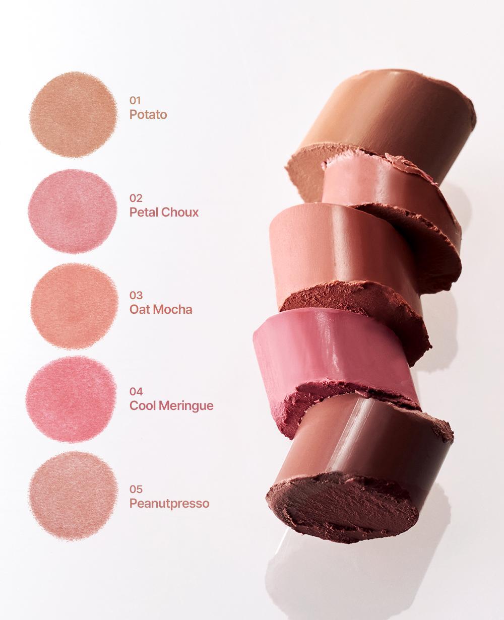 韓國 espoir Mashed Blur Balm Stick 柔和絲滑柔焦霧面唇膏(#01-07) - 7色選擇