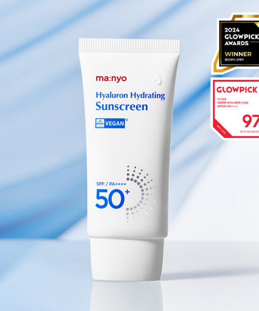 GlowPick🏆 水潤輕盈如護膚品 韓國 manyo Hyaluron Hydrating Sunscreen 透明質酸水潤保濕防曬乳SPF50+PA++++ - 50ml