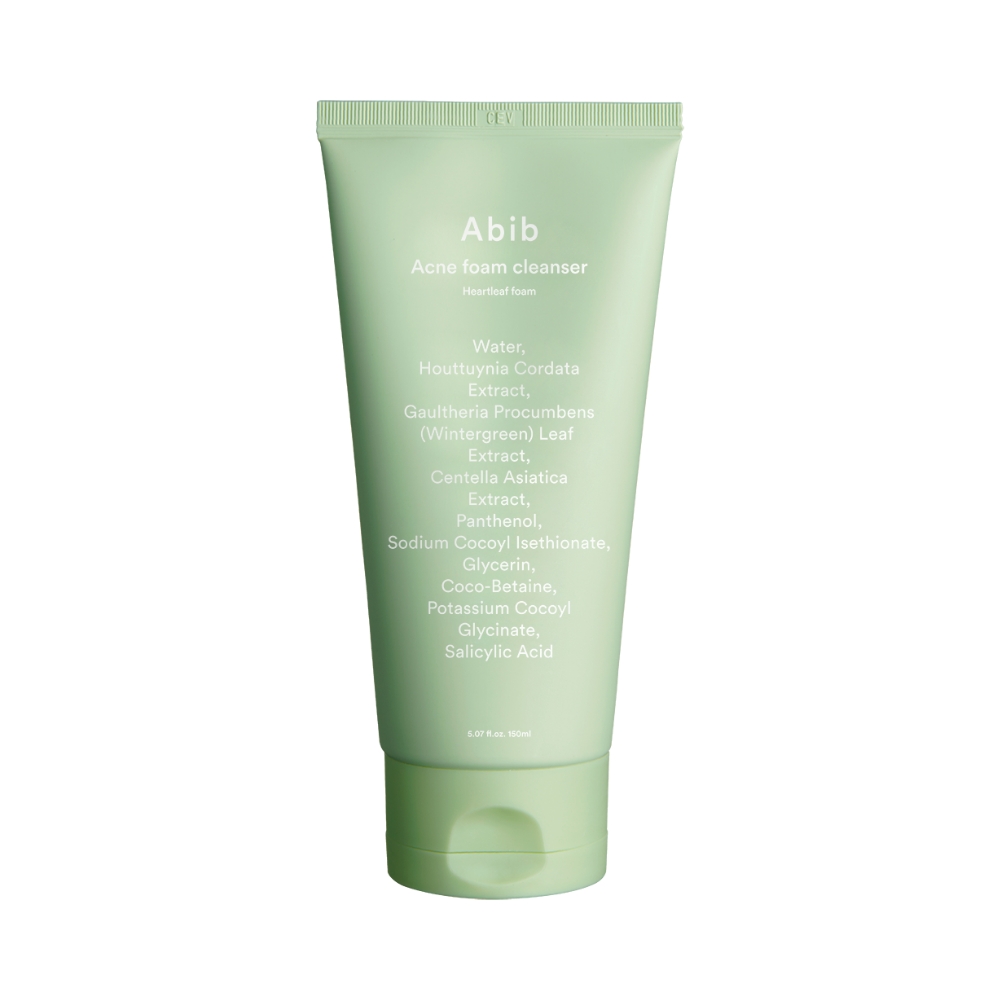 韓國Abib Acne Foam Cleanser Heartleaf Foam 抗痘魚腥草溫和弱酸性潔面泡沫 - 150ml