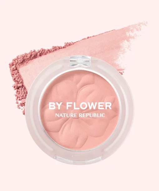 韓國 Daiso X Nature Republic By Flower Cotton Blusher 輕盈柔美霧面胭脂 - 3色選擇