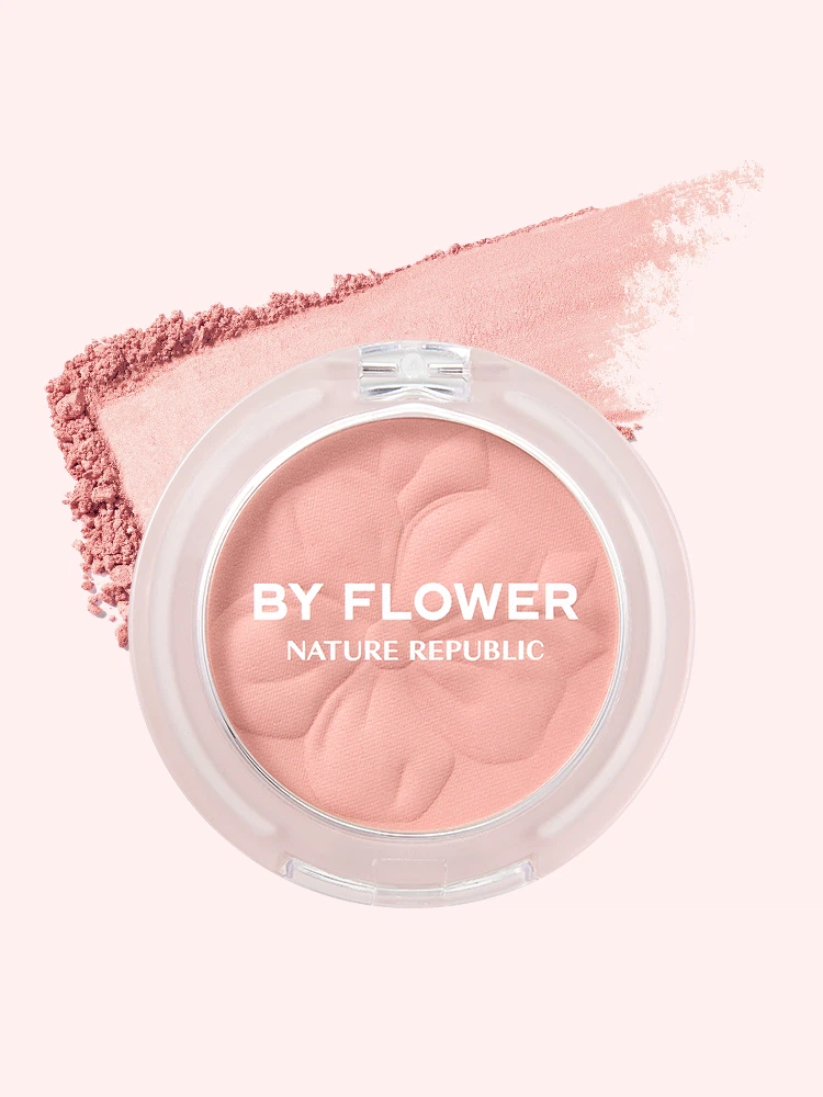 韓國 Daiso X Nature Republic By Flower Cotton Blusher 輕盈柔美霧面胭脂 - 3色選擇