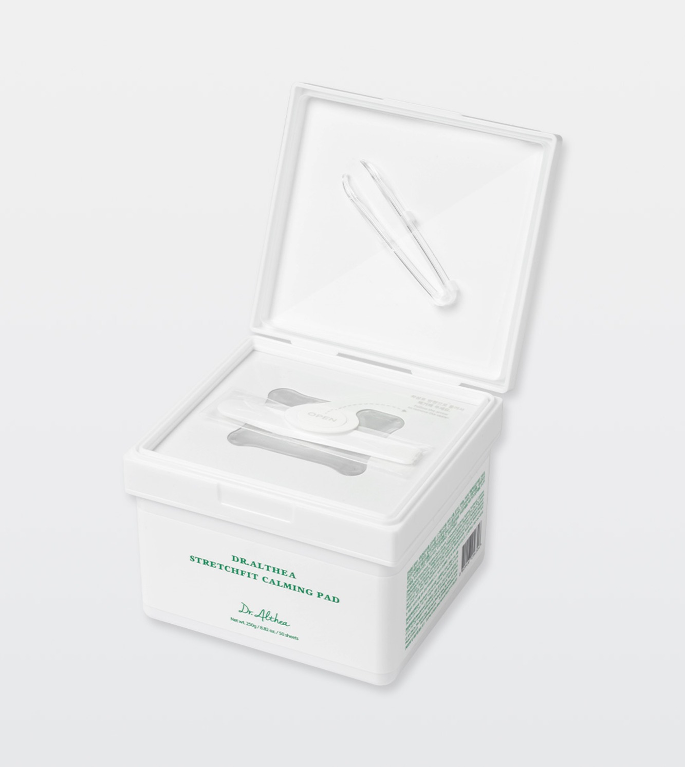 韓國 Dr Althea StretchFit Calming Pad 舒緩保濕拉伸式濕敷棉片 - 1盒50片裝