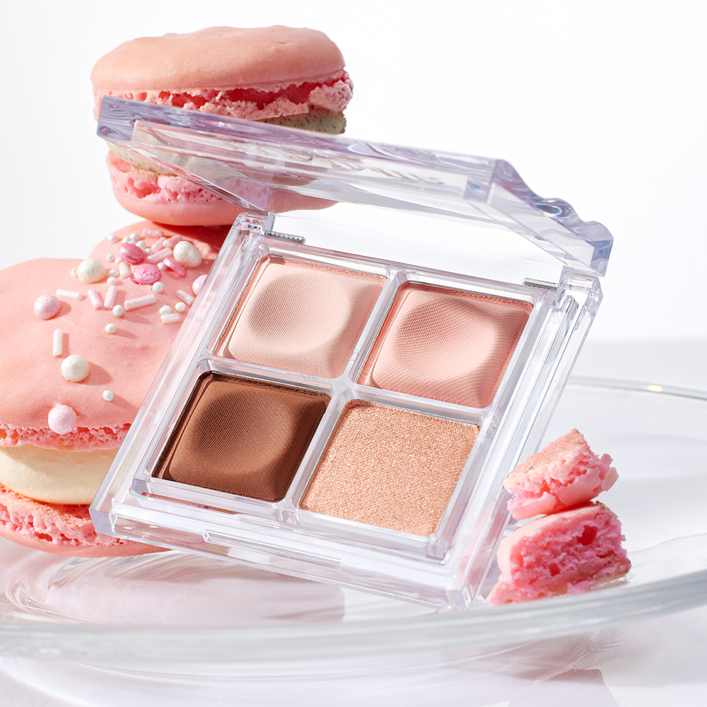 手指上妝友好眼影盤！韓國 LUMMIR Touch On Eyes Shadow Palette 四格多用途眼影盤 - 4色選擇