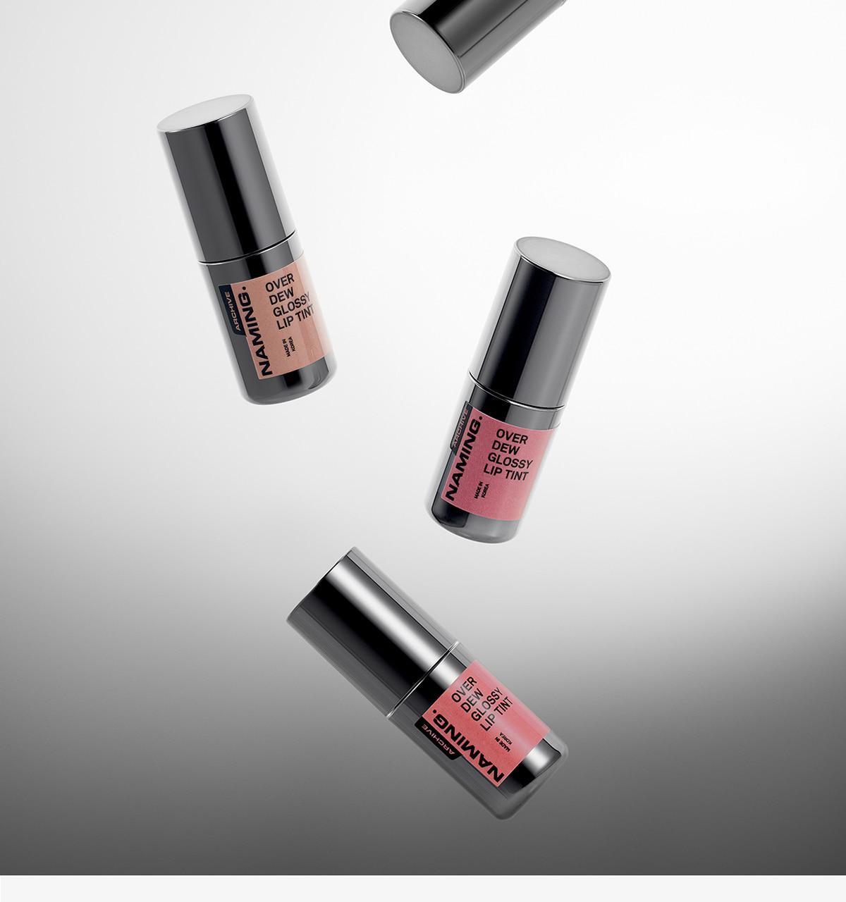 新色🥀玫瑰色調系列入!4D裸色調唇~韓國 Naming Over Dew Glossy Lip Tint 一塗透亮水光澤裸色唇釉 - 22色選擇
