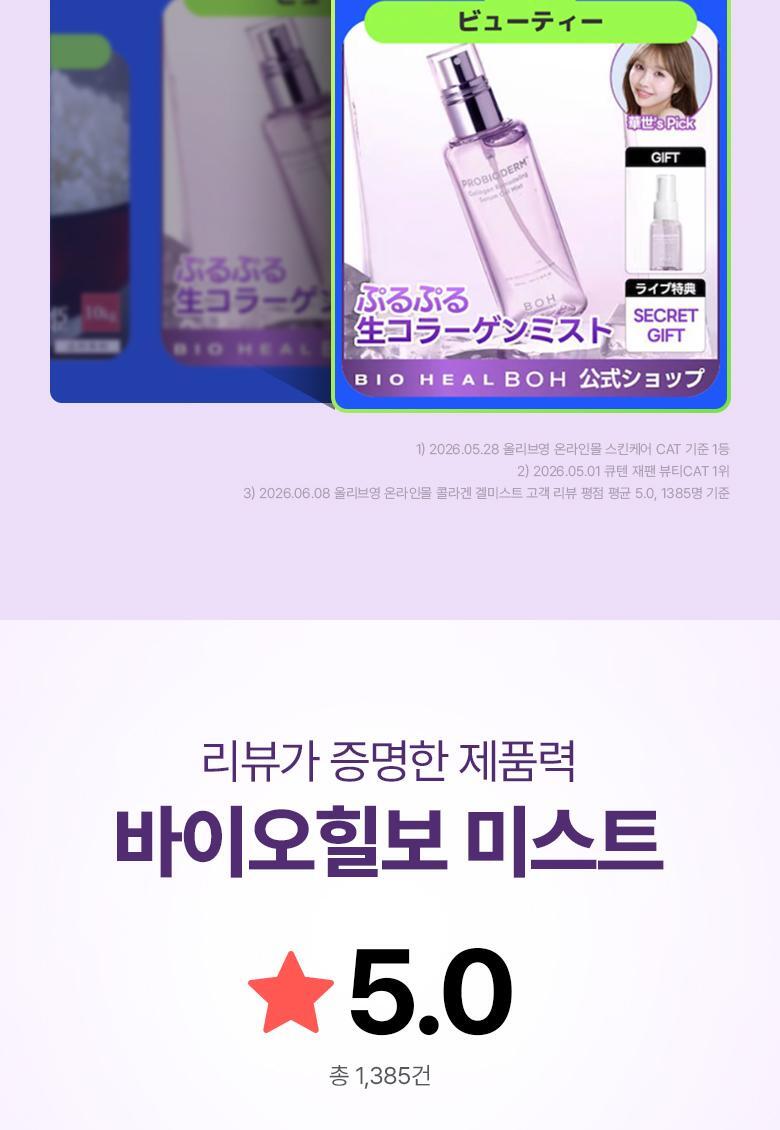 3秒膠原水分補給~韓國 BioHeal BOH Probioderm Collagen Remodeling Serum Gel Mist 膠原彈潤PDRN保濕凝膠噴霧 - 50ml