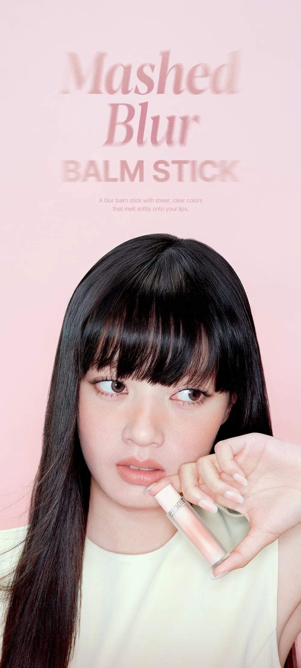 韓國 espoir Mashed Blur Balm Stick 柔和絲滑柔焦霧面唇膏(#01-07) - 7色選擇