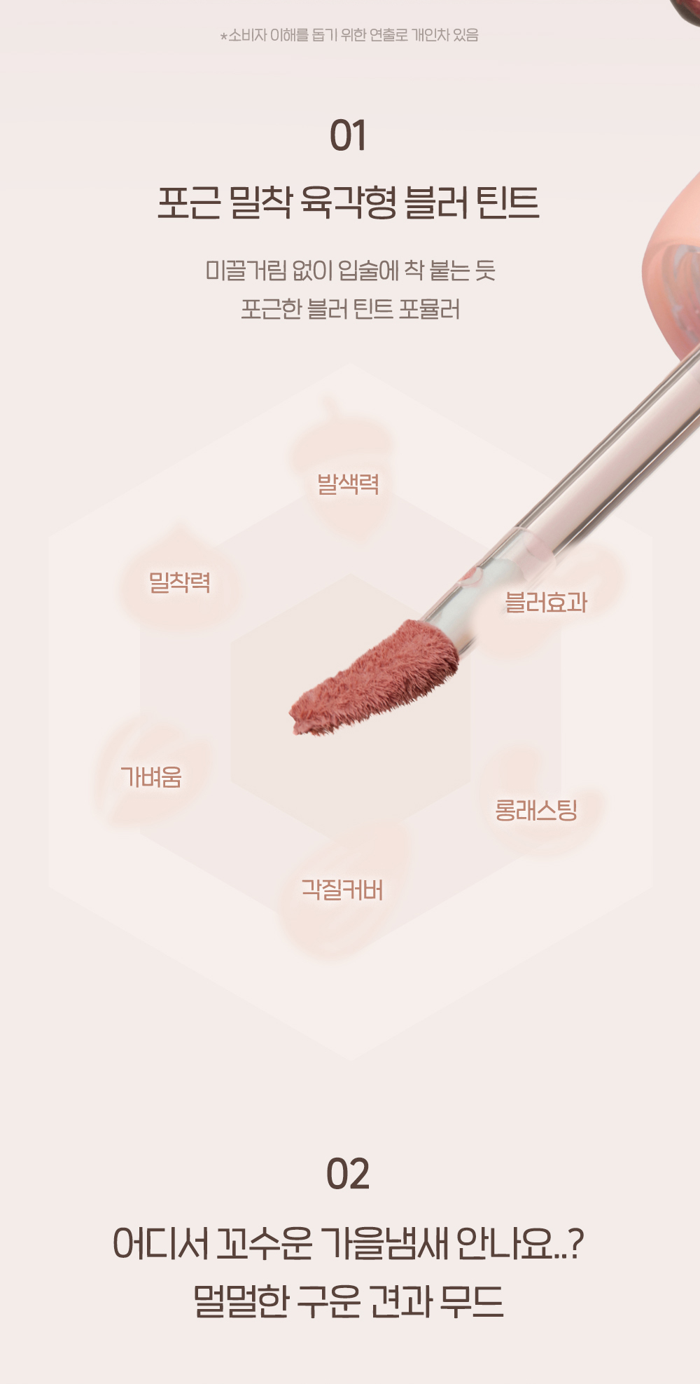 秋日Nut Core系列🐿️🥜 韓國 peripera Mood Blur Tint 柔焦霧面唇釉 - 9色選擇