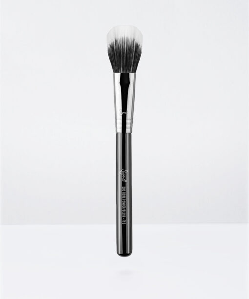 Sigma Beauty F15 Duo Fiber Powder/Blush Brush - Black/Chrome