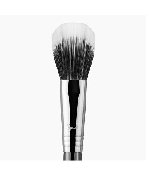 Sigma Beauty F15 Duo Fiber Powder/Blush Brush - Black/Chrome