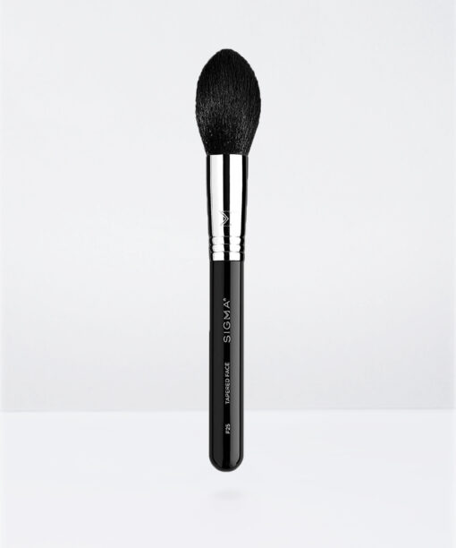 Sigma Beauty F25 Tapered Face Brush - Black/Chrome