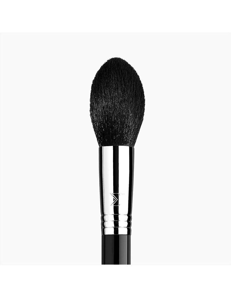 Sigma Beauty F25 Tapered Face Brush - Black/Chrome