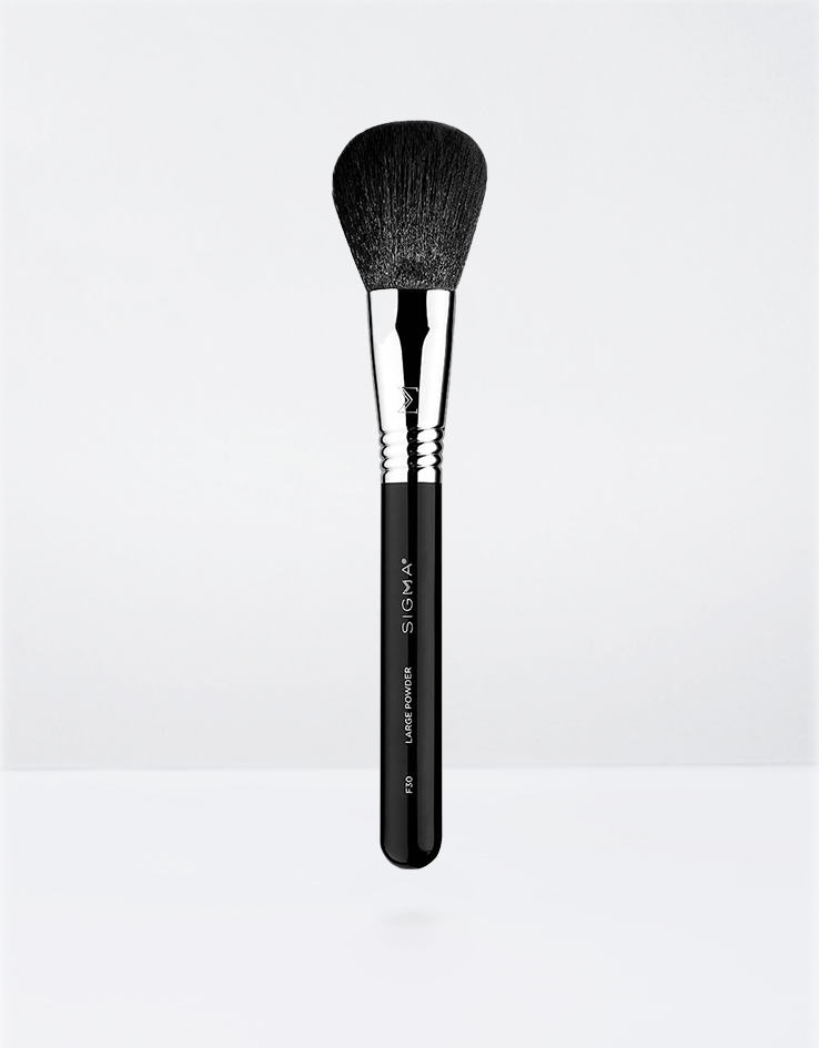 Sigma Beauty F30 Large Powder Brush - Black/Chrome