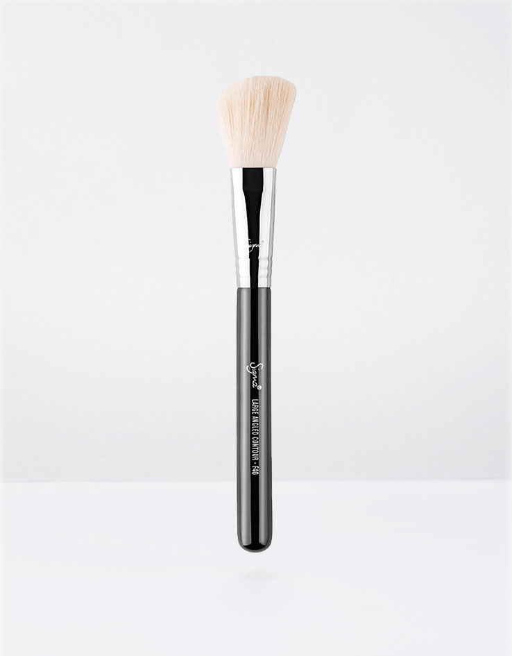 Sigma Beauty F40 Large Angled Contour Brush - Black/Chrome