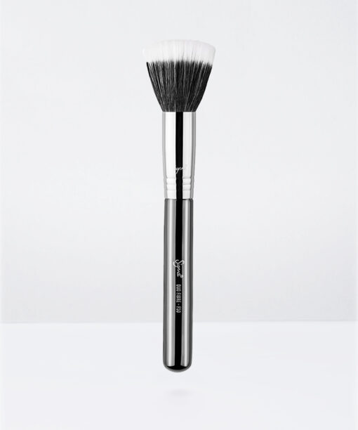 Sigma Beauty F50 Duo Fiber Brush - Black/Chrome