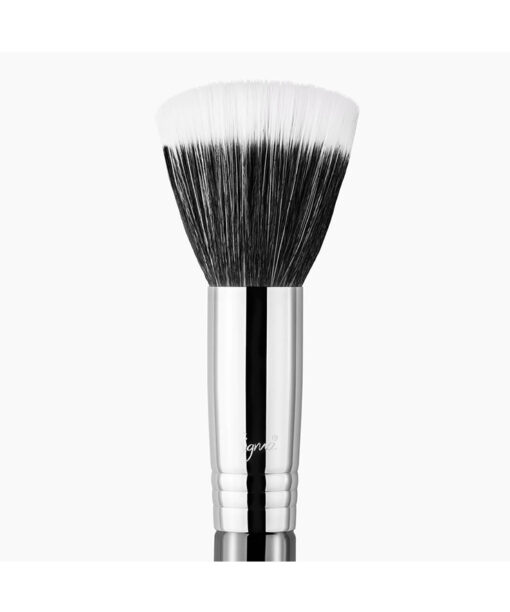 Sigma Beauty F50 Duo Fiber Brush - Black/Chrome