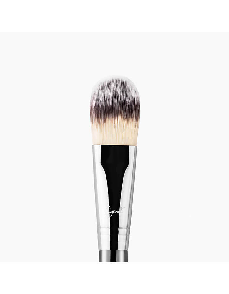 Sigma Beauty F60 Foundation Brush - Black/chrome