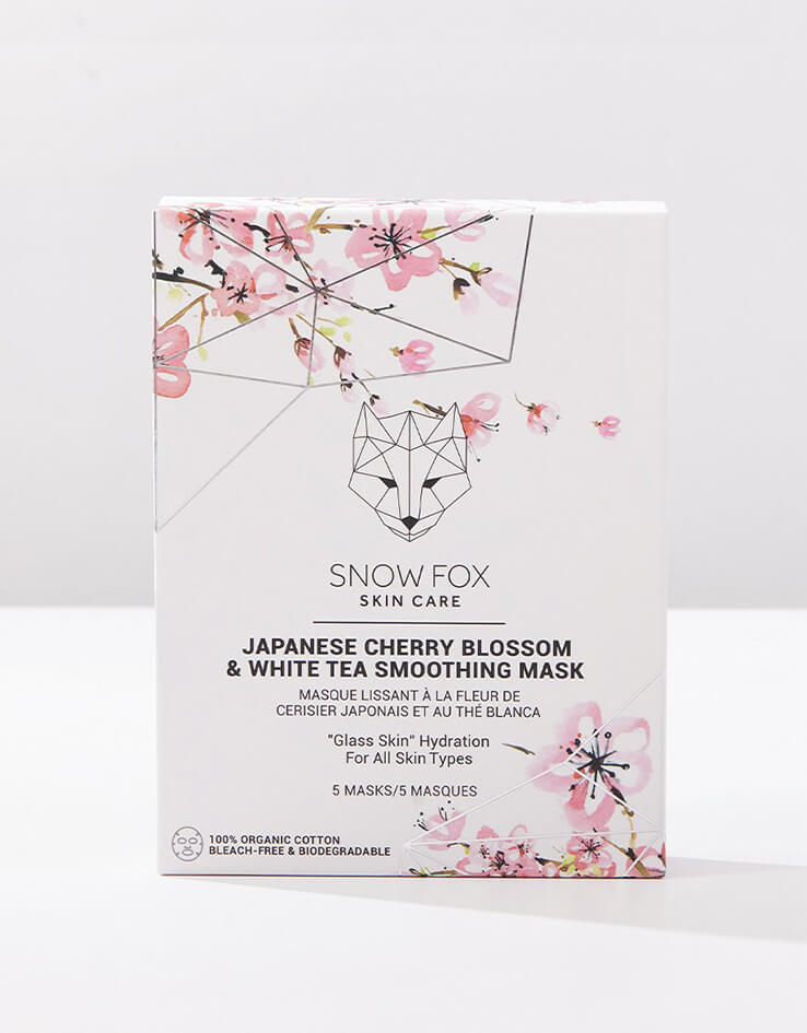 Snowfox Japanese Cherry Blossom & White Tea Smoothing Mask