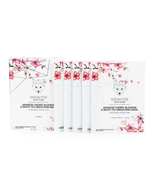 Snowfox Japanese Cherry Blossom & White Tea Smoothing Mask