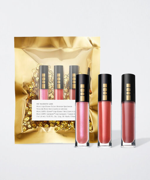 Pat McGrath Labs Mini Lip Gloss Trio Bronze Opulence