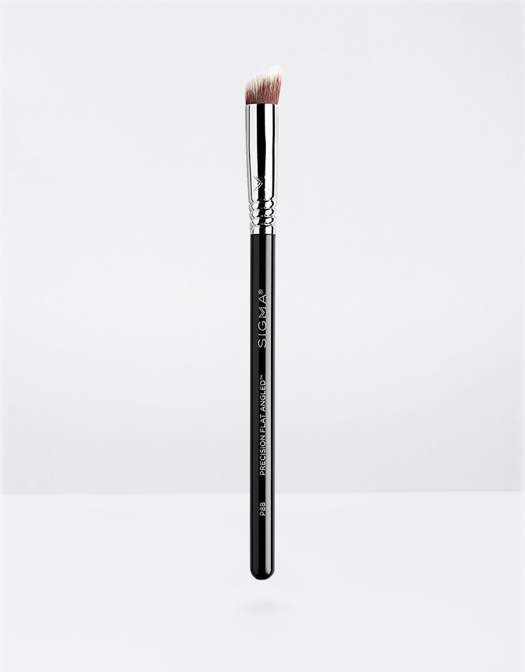 Sigma Beauty P88 Precision Flat Angled™ Brush - Black/chrome