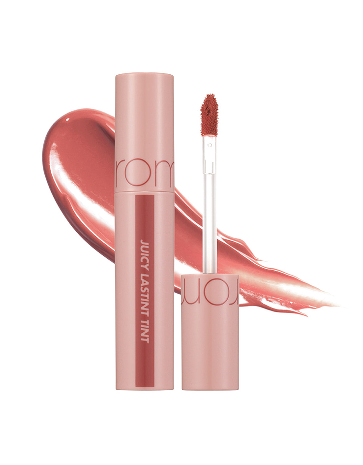 韓國彩妝 Romand Juicy Lasting Tint 果汁玻璃水光唇釉 – 23 NUCADAMIA 胡桃果仁色